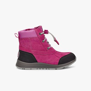 Ugg Turlock WP Kids All-Weather Boots Pink/Black (6153UIRNO)